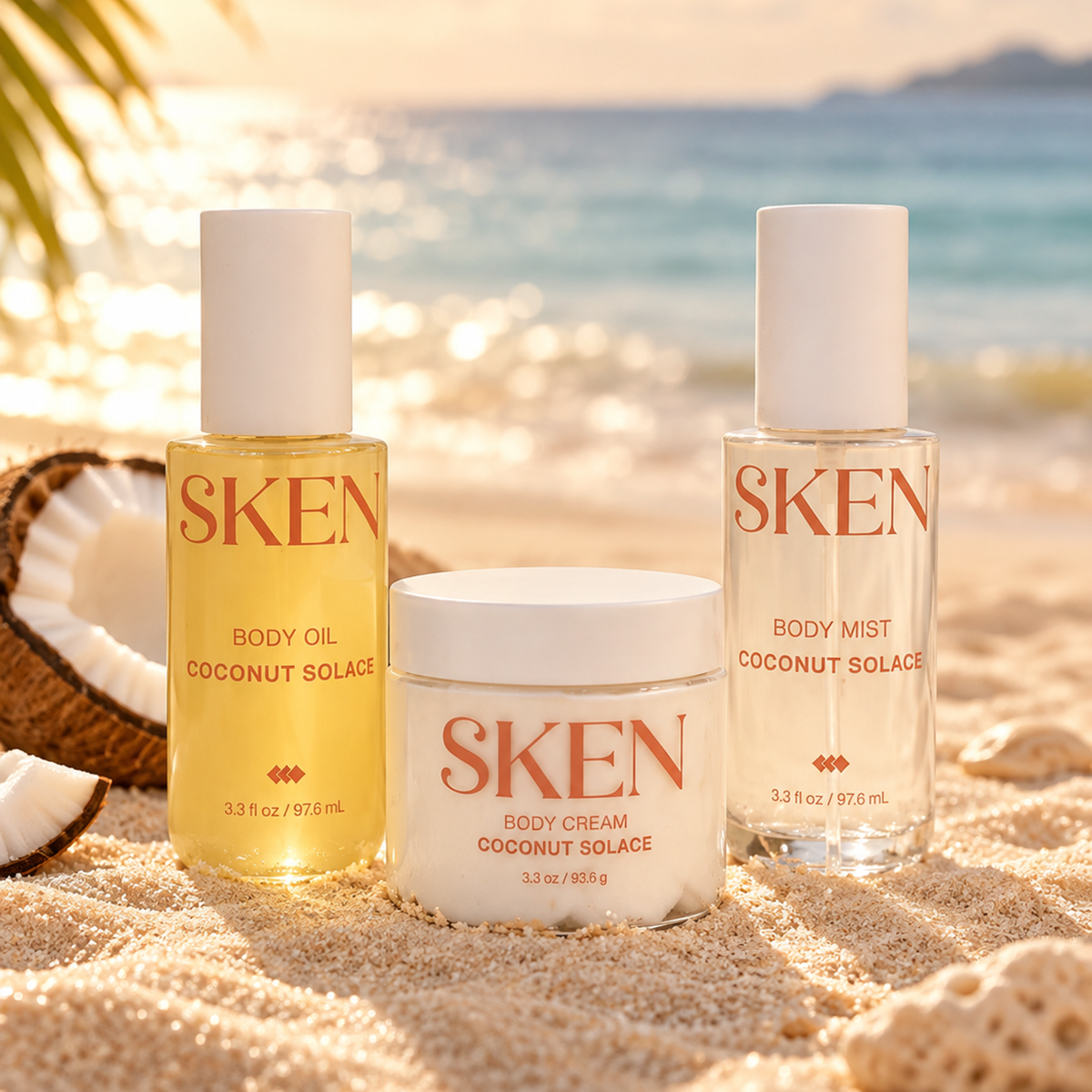 Coconut Solace 3-Piece Set